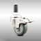 Service Caster 3 Inch 316SS Gray Poly Swivel 1-1/8 Inch Expanding Stem Caster Lock Brake SCC SCC-SS316TTLEX20S314-PPUB-118 - alternate 1